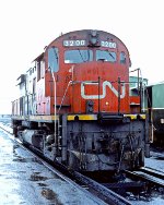 Canadian National C424 CN #3200 in BCOL loco servicing